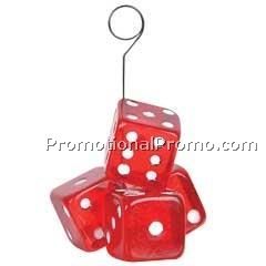 Red Dice Balloon Weight