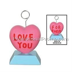Candy Heart Photo/ Balloon Holder