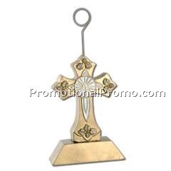 Gold Cross Balloon Weight