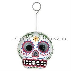 Day Of The Dead Male Skull Photo/ Balloon Holder