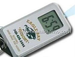 Lighted Rectangle Clock with Key Chain