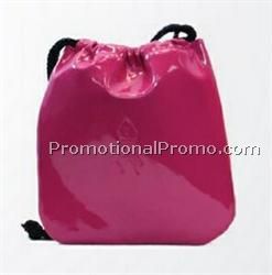 Pink Breast Cancer Awareness Leatherette Drawstring Golf Pouch