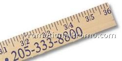 Heavy Duty Clear Lacquer Finish Yardstick