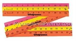 Fluorescent Finish Folding Yardstick