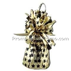 Gold & Black Star Balloon Weight