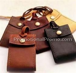 Leather Security Luggage Tag