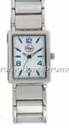 Pedre Women's Sapphire Metal Watch w/ Blue Hour Markers