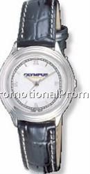 Pedre Women's Executive Watch w/ Padded Crocodile Grain Strap