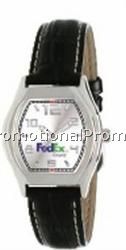 Pedre Women's Soho Watch w/ Padded Crocodile Grain Strap