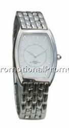 Cititec Gents Analog Quartz Watch (Silver w/ Oval Face)