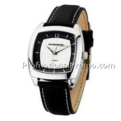 Watch Creations Ladies' Black & White Watch with Square Dial