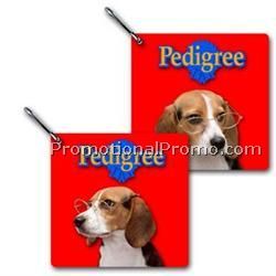 Square Zipper Pull w/Custom 3D Lenticular images