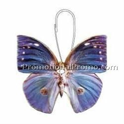 Blue Butterfly Zipper Pull