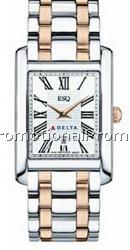 ESQ by Movado Roman Numeral Dial Men's Watch w/ Stainless Steel Bracelet