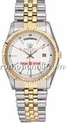 Pedre Men's Two-Tone 5th Avenue Metal Watch w/ Stainless Steel Bracelet