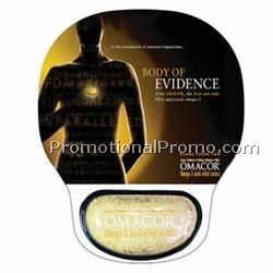 Combo-Padz Mousepad w/Gel Beads Filled Wrist Cushion