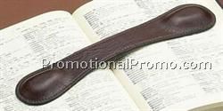 Tan Genuine Leather Book Weight
