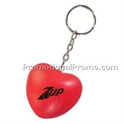 Heart Key Chain Squeeze Toy
