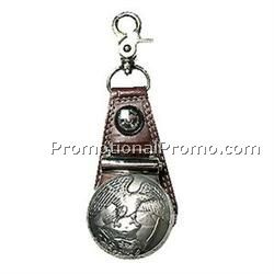 Belt Loop Quartz Watch w/Compass - Silver Eagle