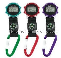 Clip-On Stopwatch w/ Compass