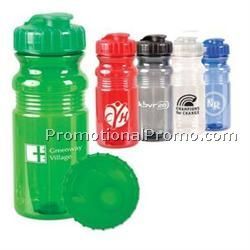 20 Oz. Translucent Sport Bottle w/Snap Cap