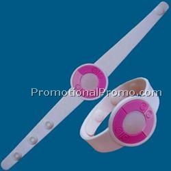 Pink/ White UV Sensor Watch