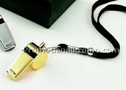 Gold Plated Coach Whistle