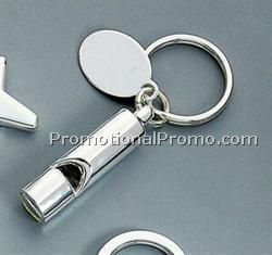 Copper Plated Whistle Key Chain