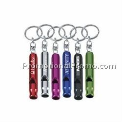 Aluminum whistle keychain