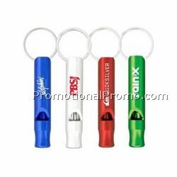 Aluminum whistle keychain