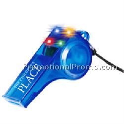 Blue Light Up Whistle w/ Multi Color LED