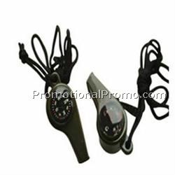 Whistle with Compass and Thermometer