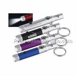 LED whistle keychain
