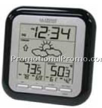 Wireless Weather Station with in/ out Temp & Min/ Max Temp (Black)