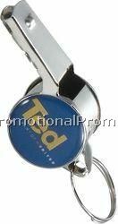 Metal Whistle with Domed Imprint