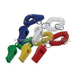 Wrist Coil w/ Whistle Keyring