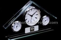 Glass House Weather Station Clock