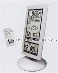 Bedside Barometer w/ Digital Clock
