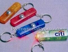LED Whistle with Key Chain