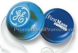 World Globe Design Yo-Yo (Printed)