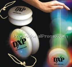 White Light Up Yoyo with Red, Green, & Blue LED