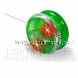 Translucent Green Light Up Yo Yo w/ Red LED