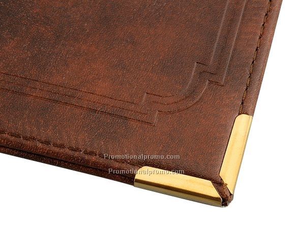 Top grade leather Reinforced Menu Cover, leather menu book, Restaurant Menu Photo 3
