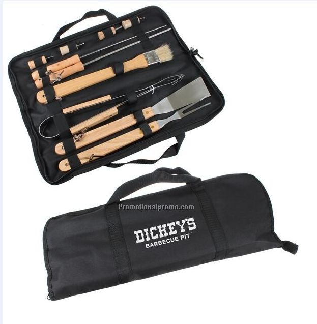 Promotional Barbecue Apron Tool Set Photo 2