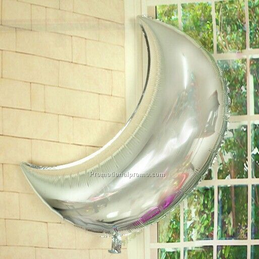 36inch party metallic balloons moon shape Photo 2