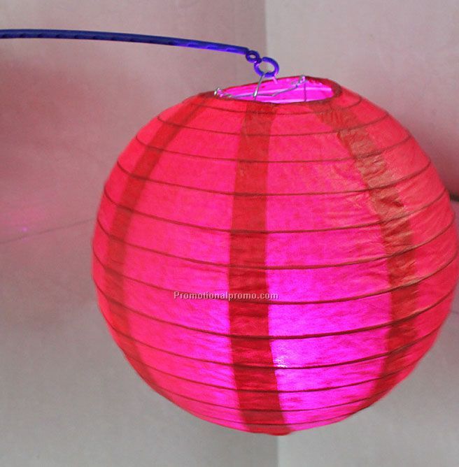 8' LED Lamp Lights Paper Balloons Set Photo 2