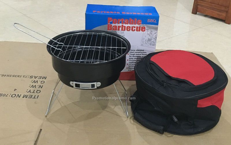 Hot sale round barbecue grill set with cooler bag Photo 2