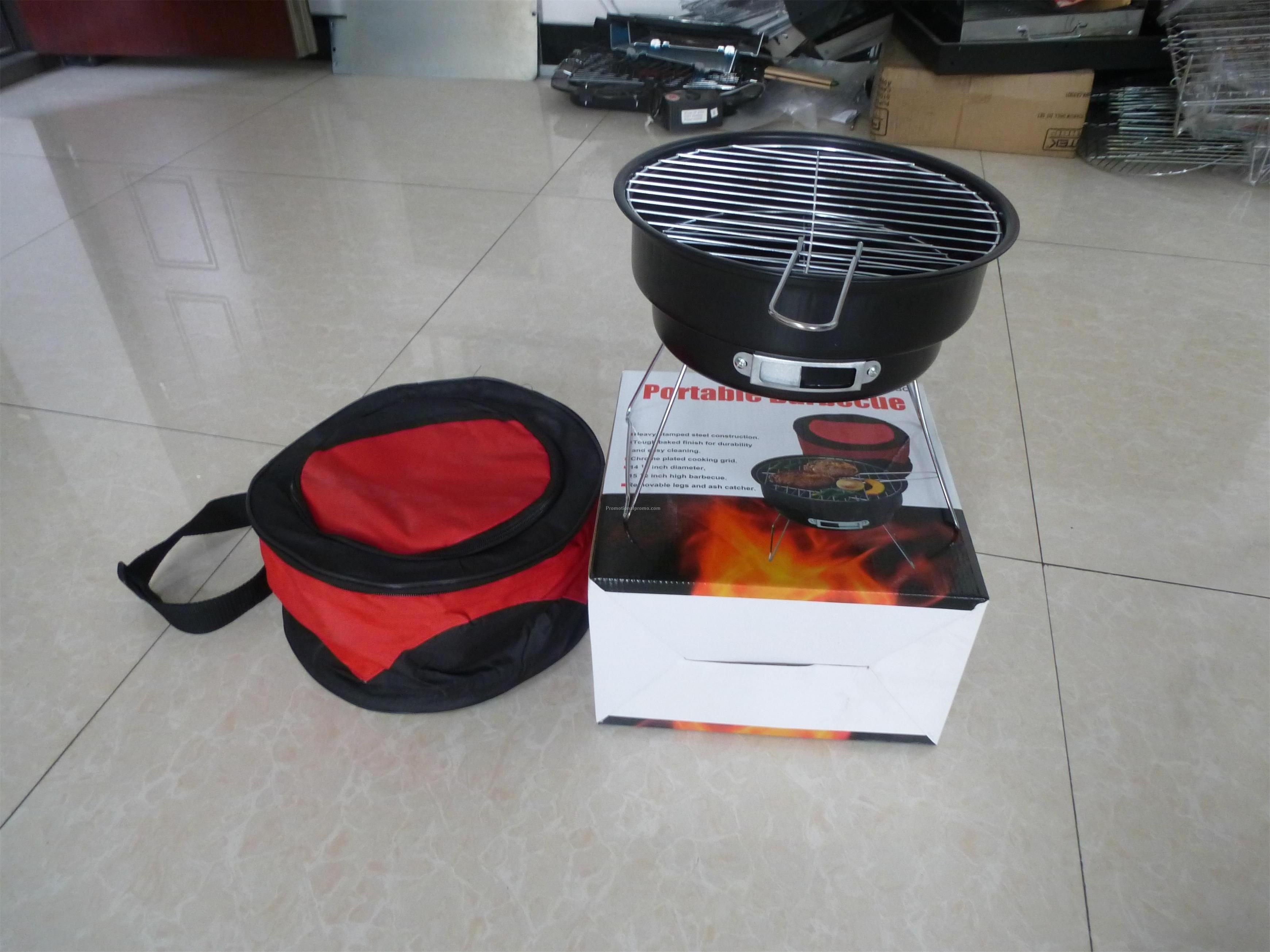 Hot sale round barbecue grill set with cooler bag Photo 3