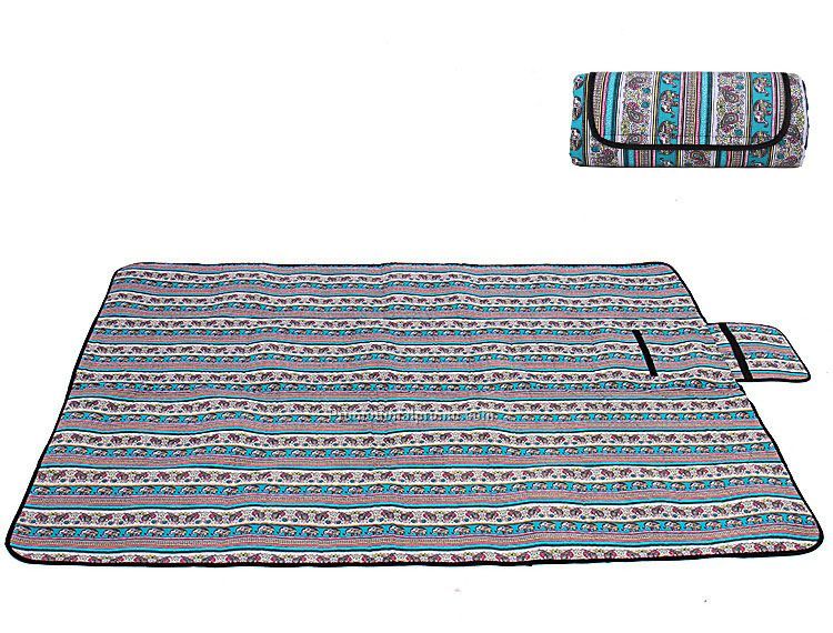 145*200cm waterproof canvas picnic blanket Photo 3