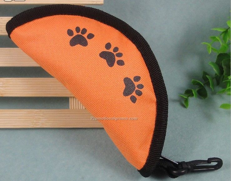 Foldable fabric dog bowl printing logo product Photo 2